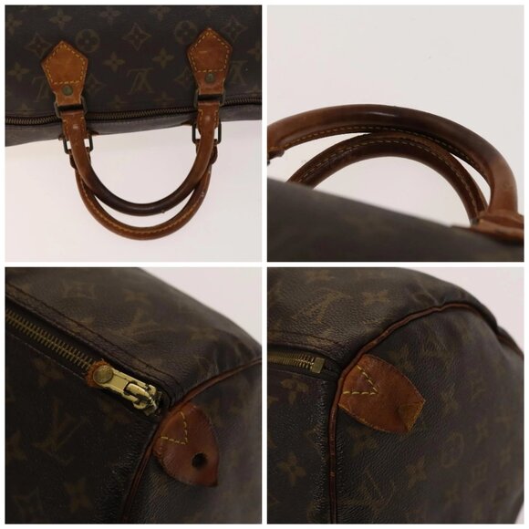 LOUIS VUITTON Monogram Speedy 40 Hand Bag M41522 LV Auth 135202 - Picture 16 of 16